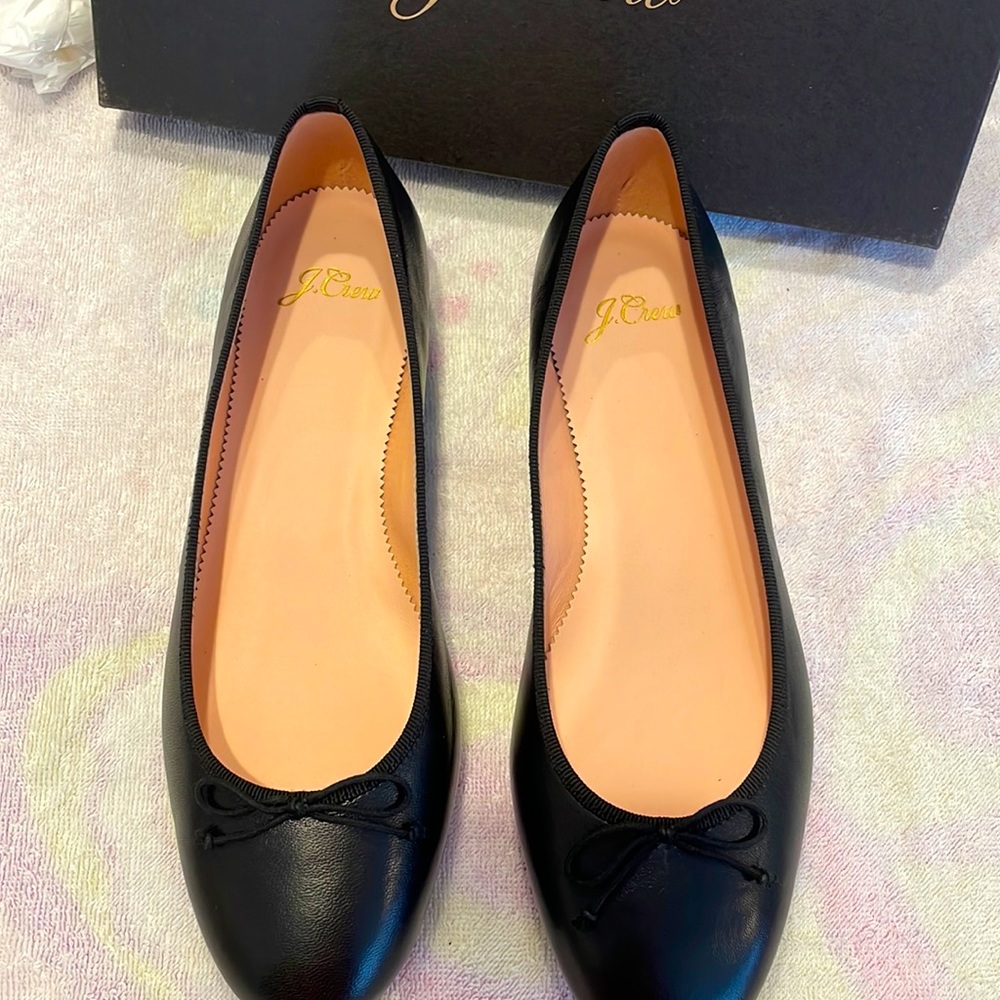 J Crew-Perfect black ballet flat new in box!